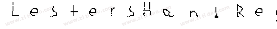 LestersHand Regular字体转换